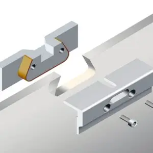 Eclisse Brackets for Frameless Glass Doors
