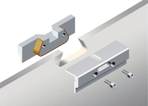 Eclisse Brackets for Frameless Glass Doors