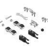 Dawson Moor Single Pocket Door component parts for header track