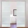 Eclisse Classic Glass Double Pocket Door Frame Kit