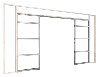 Slidor Single Pocket Door Frame Kit framework