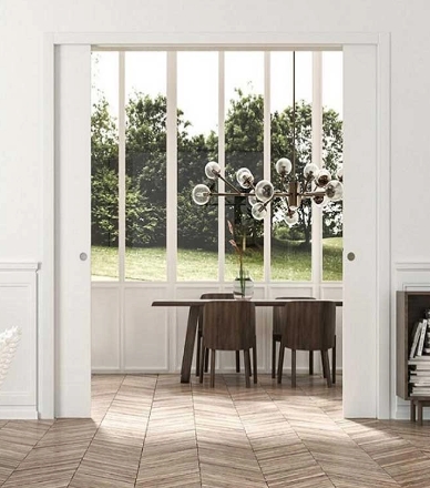 eclisse classic pocket door system double door