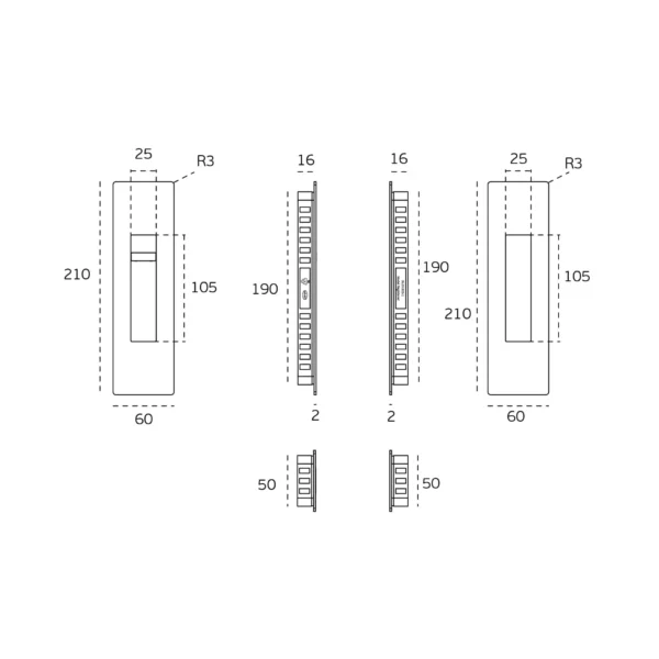 Dawson Moor - Flush Handle with Magnetic Lock - Single Pocket Door - Image 7