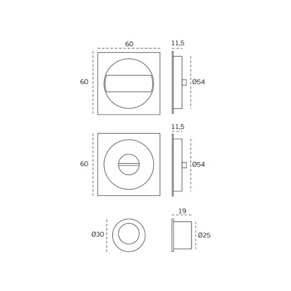 Dawson Moor Mortise Door Lock for Sliding Doors (20.938) - Image 4