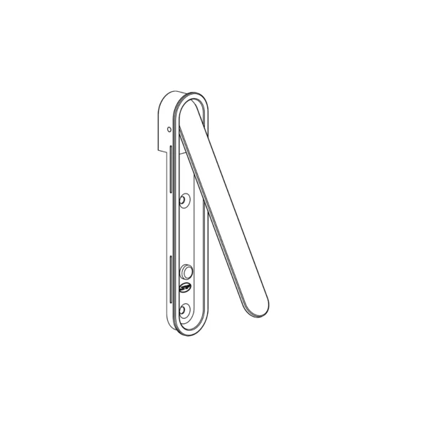Dawson Moor Edge Pull Handle for Timber Pocket Door (JNF IN.16.312) - Image 5