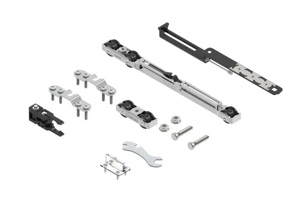 Dawson Moor Runner Kit with Soft Close components on a white background