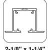 Dawson Moor STAR FT False Ceiling Header Track for Doors up to 200lbs - 98" - Image 2
