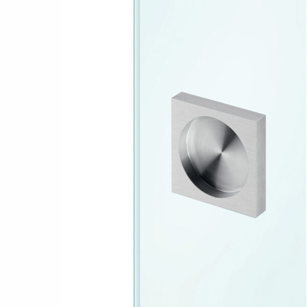 Dawson Moor Square Shell Glass Door Handle