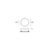 Dawson Moor Shell Glass Door Handle - Image 2