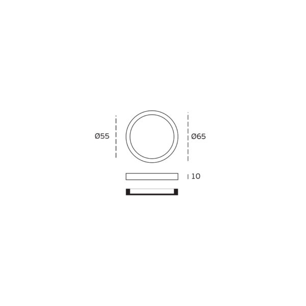 Dawson Moor Shell Glass Door Handle - Image 2