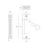 Dawson Moor Built-in Shell Glass Door Handle - Image 3