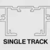 Cavity Slider Full Height Ceiling Mount CaviTrack Track System (Single/Double/Triple) - Image 4