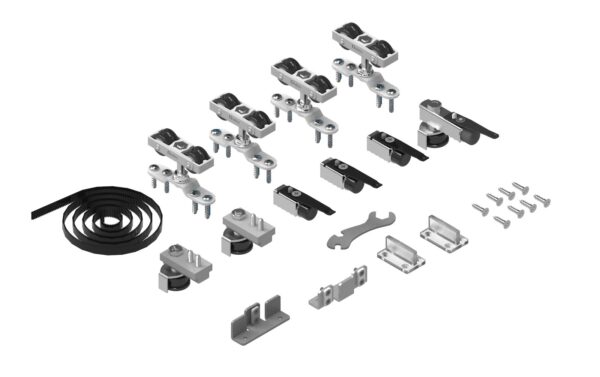 Dawson Moor x Saheco SF-SINCRO 90kg Fitting set for 2 doors without Soft Close