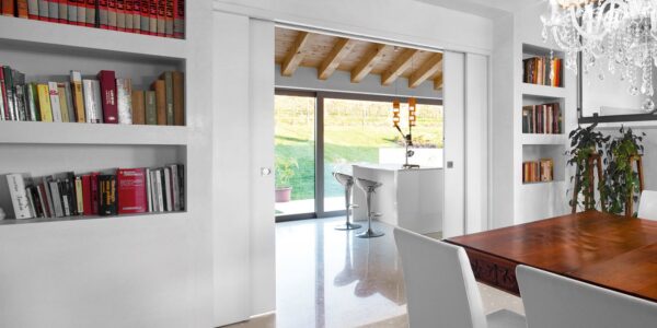ECLISSE Double (Bi-Parting) Telescopic Door Kit