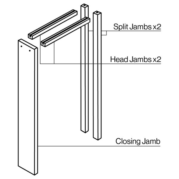 Cavity Slider 2x4 Single Jamb Kit - Image 2