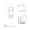 Dawson Moor Automatic door seal - 1130mm - Image 2