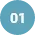 Number1blue Number one in white in blue circle logo