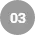 Number3grey Number three in white in grey circle logo